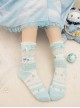 One World Cake Series Cute Candy Cake Bowknot Decoration Sweet Lolita Cotton Socks