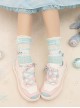 One World Cake Series Cute Candy Cake Bowknot Decoration Sweet Lolita Cotton Socks