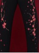 Chinese Style Autumn Winter Velvet Handwork Red Plum Blossom Printing Classic Lolita Pantyhose