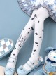 Animal Rhapsody Series Spring Autumn Leopard Velvet Print Daily Cute Classic Lolita Pantyhose