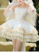 Dream Dance Series Elegant Corset Slim Ballet Style Bowknot Decoration Lace Classic Lolita Sleeveless Dress