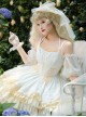 Dream Dance Series Elegant Corset Slim Ballet Style Bowknot Decoration Lace Classic Lolita Sleeveless Dress