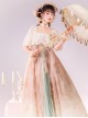 Chinese Style New Chinese Style Han Element Embroidery Bead Chain Decoration Gorgeous Elegant Hanfu Sleeveless Dress Suit