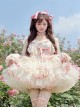 Pink Bowknot Lace Sweet Ballerina Style Slim Fit Daily Sweet Lolita Sleeveless Dress