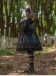 Saint Fruit Manor Series Pure Color V-Neck Design Velvet Rose Cross Embroidery Classic Lolita Long-Sleeved Dress