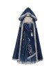 Blue Ethnic Style Pattern Pearl Tassel Decoration Dress New Chinese Style Hanfu Set