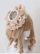 Lace Retro Hollow Shape Ornate Bowknot Decoration Flowers Embellishment Classic Lolita Little Top Hat