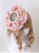 Lace Retro Hollow Shape Ornate Bowknot Decoration Flowers Embellishment Classic Lolita Little Top Hat