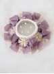 Lace Retro Hollow Shape Ornate Bowknot Decoration Flowers Embellishment Classic Lolita Little Top Hat