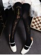 King Game Series International Chess King Print Velvet Pure Color Classic Lolita Socks