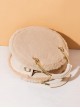 Khaki Plush Cute Ball Ornament Messenger Handheld Sweet Lolita Bag