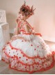 Snow Night Rose Series Flower Married Lolita Gorgeous Dress Rose Petal Heavy Industry Classic Lolita Sleeveless Dress