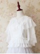 Butter Series V-Neck Flying Sleeve Elegant Mid-Sleeve Classic Lolita Shirt
