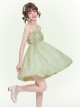 Tulip Dreamland Series Bow Knot Backless Girl Summer Seaside Vacation Classic Lolita Sleeveless Dress