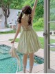 Tulip Dreamland Series Bow Knot Backless Girl Summer Seaside Vacation Classic Lolita Sleeveless Dress