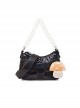 Laser Light Sense Material Cute Embroidery Portable All-Match Fashion Casual Sweet Lolita Shoulder Messenger Bag