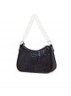 Laser Light Sense Material Cute Embroidery Portable All-Match Fashion Casual Sweet Lolita Shoulder Messenger Bag