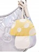 Laser Light Sense Material Cute Embroidery Portable All-Match Fashion Casual Sweet Lolita Shoulder Messenger Bag