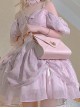 Pink High-Quality Wrinkled PU Envelope Bag Hardware Love Lock Retro French Classic Lolita Bag