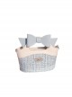 Small Basket Series Bowknot Rural Style Vegetable Basket Shape Portable Small Fragrance Style Sweet Lolita Bag