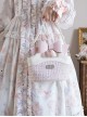 Small Basket Series Bowknot Rural Style Vegetable Basket Shape Portable Small Fragrance Style Sweet Lolita Bag