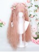 Pink Cute Wool Curl Air Bangs Sweet Lolita Wig