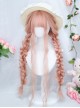 Pink Cute Wool Curl Air Bangs Sweet Lolita Wig