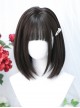 Pearl Series Natural Simulation Daily JK Girl Straight Hair Shoulder-Length Classic Lolita Wig