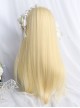 Snow Rabbit Series Golden Princess All-Match Long Curly Hair Classic Lolita Wig