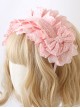 Antique Doll Collection Multilayer Cotton Lace Headband Bow Decoration Sweet Lolita Headband