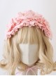 Antique Doll Collection Multilayer Cotton Lace Headband Bow Decoration Sweet Lolita Headband