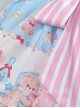 Bear Print Bowknot Decoration Cute Doll Dress Sweet Lolita Kids Dress