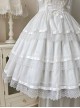 Romantic Party Series Pearl Chain Bowknot Lace Decorative Sweet Lolita Sleeveless Dress