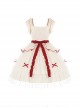 Symphonic Poetry Series Small Flying Sleeves Square Neck Waist Neck Ribbon Bowknot Decorated Mesh Ruffles Sweet Lolita Dress