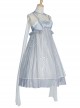 Little Mermaid Series Pearl Chain Decorated Lace Fairy Elegant Classic Lolita Sleeveless Dress