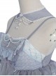 Little Mermaid Series Pearl Chain Decorated Lace Fairy Elegant Classic Lolita Sleeveless Dress