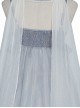 Little Mermaid Series Pearl Chain Decorated Lace Fairy Elegant Classic Lolita Sleeveless Dress