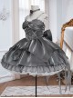 Peninsula Iron Box Series Multi-Layered Skirt Ballet Style Waist Exquisite Embroidery Big Bowknot Decoration Classic Lolita Sleeveless Dress