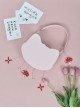 Little Fox Series Exquisite Embroidery Pearl Chain Decorative Mushroom Pendant Hanfu Handbag