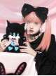 Goth Triclops Multi-Armed Kawaii Fashion Spider Kitty Plush Doll Crossbody Bag