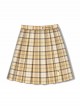 Kawaii Fashion Plus Size Blue Sanrio Cinnamoroll Japanese Schoolgirl JK Seifuku 48CM Pleated Plaid Skirt