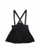 American Hot Girls College Series College Style Kawaii Fashion Plus Size Sweet Elastic Button Slimming Black Back Strap Skirt Inner Short Pants