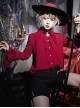 Floating Light Phantom Series Ouji Fashion Irregular Pointed Collar Design Ruffled Long Sleeve Shirt