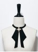 Floating Light Phantom Series Exquisite Irregular Cross Pearl Design Ouji Fashion Bow Tie