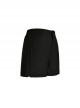 Yinling Series Retro Elegant British Gothic Style All Match Casual Ouji Fashion Black Straight Shorts