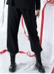 Bucket Turn Series All Match Casual Straight Leg Loose Delicate Embroidery Handsome Ouji Fashion Trousers