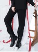 Bucket Turn Series All Match Casual Straight Leg Loose Delicate Embroidery Handsome Ouji Fashion Trousers