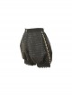 Black Rhombus Lace Decoration Spring Summer Handsome Ouji Fashion Shorts