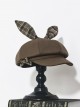 Secret Morning Post Series Ouji Fashion Retro Cute Bowknot Three dimensional Rabbit Ear Beret