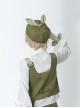 Secret Morning Post Series Ouji Fashion Retro Cute Bowknot Three dimensional Rabbit Ear Beret